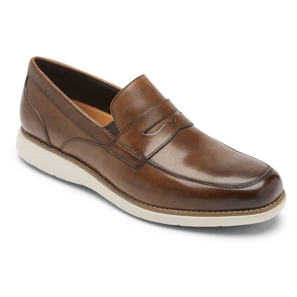 Rockport Loafers For Mens Brown - Garett Penny - NX4712935